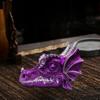 Dragon Head Figurine Sphere Display Stand Desk Collection Feng Shui Ball Holder Ornament for 3cm-6cm