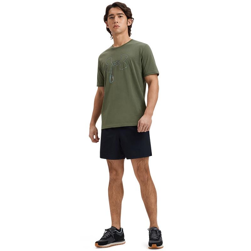 Under Armour BrandedOutdoor SS25 T Shirt Men's Ghost Green 1390223-390