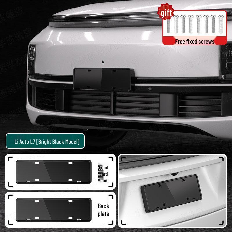 Ideal License Plate Frame Green Border Accessory for i68L6L7L8L9Livis