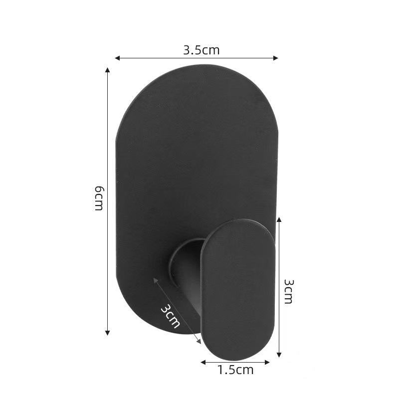 Настенные крючки для одежды для пары из нержавеющей стали, без сверления