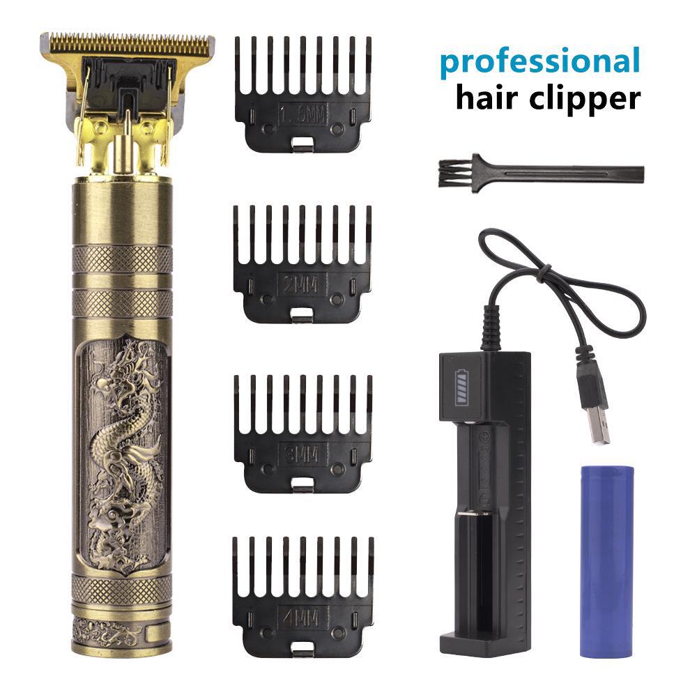Электрическая машинка для стрижки волос T9 и бритва для лысой головы для подравнивания и карвинга