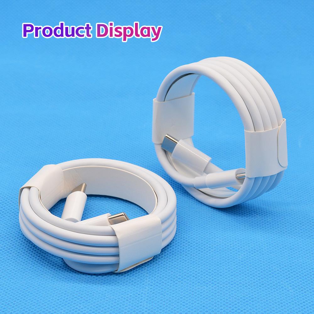 USB-C PD 5A Fast Charging Cable 1m/1.5m/2m Pure Copper Computer & Printer Use Customizable Length Logo Retail Box Packaging