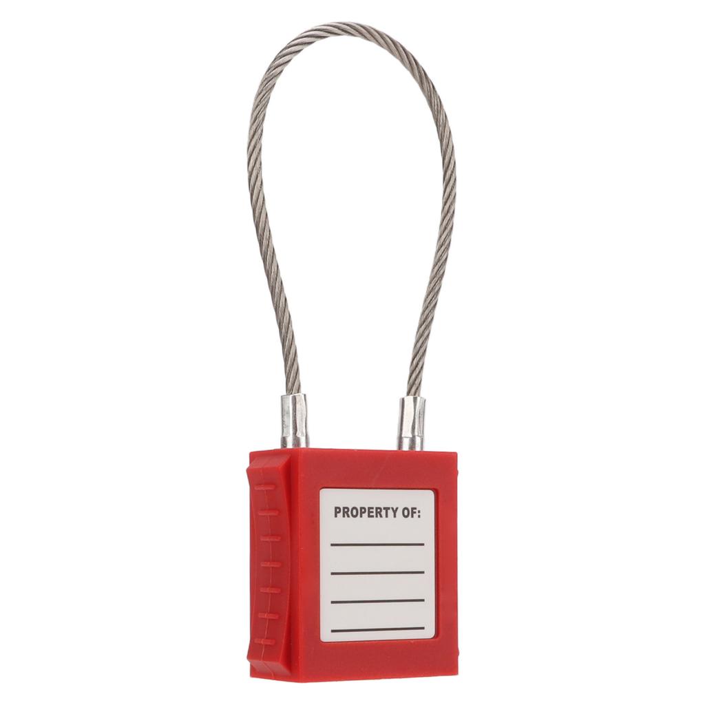 Замки-тросы Lockout Tagout 85 мм дужка Стальной Навесной замок с 2 ключами для обслуживания оборудования