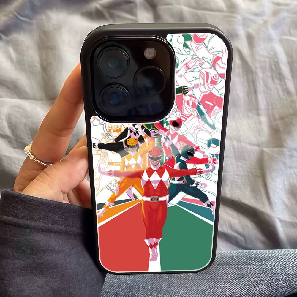 P-PowerS-COOL R-RangerS Phone Case For IPhone 17 Promax Air 16 E 15 14 13 12 11 Pro Max Y2K PC+TPU Cover