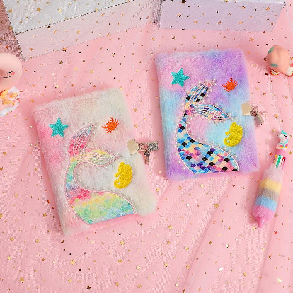 Ежедневник Fish Tail Furry Notepad Дневник Блокнот A5 Kawaii Книги Офис Школа