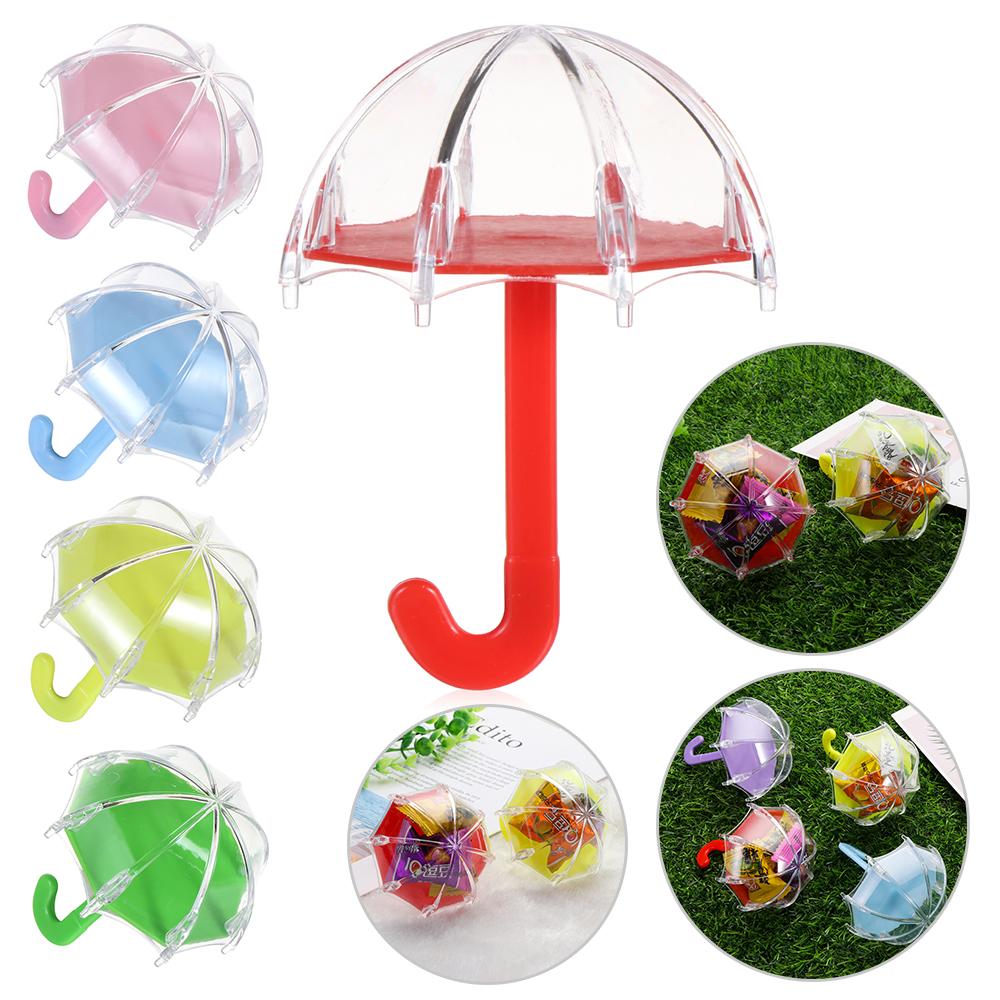 Plastic Transparent Cookies Bag Umbrella Candy Box Gift Box Sugar jar Storage Box