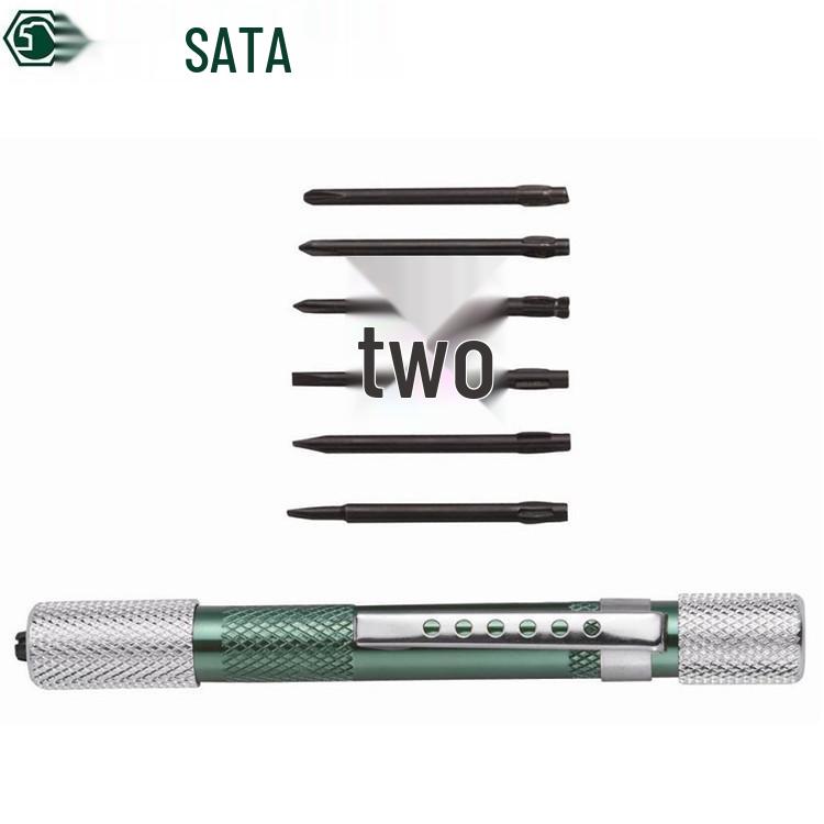 SATA Мини-набор отверток с крестовым и Torx шлицами, 6 шт.