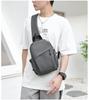 Высококачественная сумка через плечо на груди: Стильная водонепроницаемая повседневная сумка через плечо для мужчин и женщин