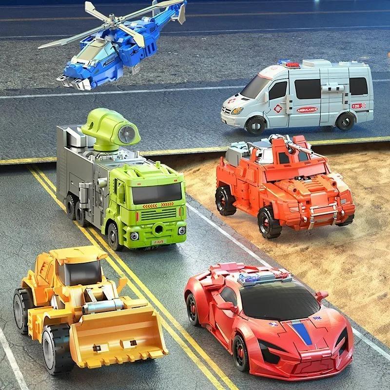 6 в 1 Трансформация Защитник Дефенсор Брутикус Девастатор Суперіон Фигурка Игрушки Модель Цветная Коробка Фигурки Действия