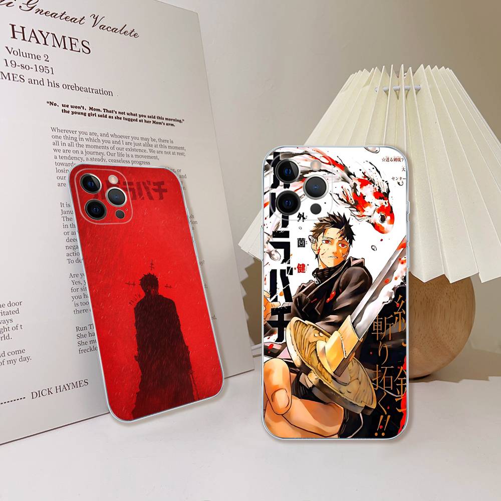 Kagurabachi Phone Case For iPhone 17 16 15 14 11 12 13 Mini Pro XS Max Plus Funda Shell