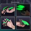 3pcs Luminous Glowing Wolf Claws 3D Assembly Finger Wolverine Claws  Halloween Cosplay