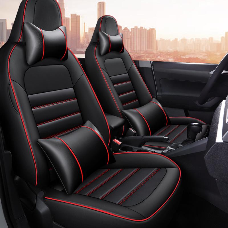 HMGJ Индивидуальные чехлы на сиденья автомобиля для Volkswagen POLO Plus – Полный комплект, Всесезонные коврики.