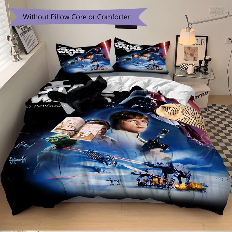 Star Wars Empire Strikes Back Print 3Pcs Bedding Setduvet Cover With 2 Bedropillowcase Home Birthday Gift