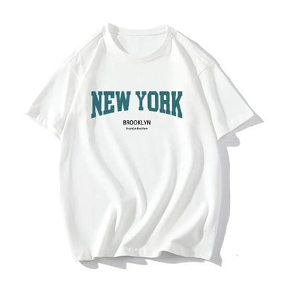 Футболка Hirsionsan с готической надписью, женская летняя свободная повседневная женская одежда, элегантные женские топы из хлопка с круглым вырезом Y2k