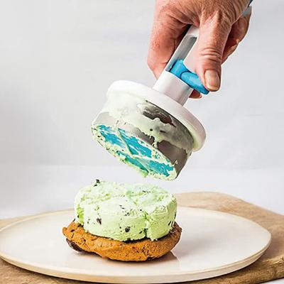 Инструмент для приготовления сэндвичей с мороженым Легкая форма-ложка для одной руки для креативного приготовления бургеров с мороженым Многофункциональный режущий инструмент для кухни, десертного магазина
