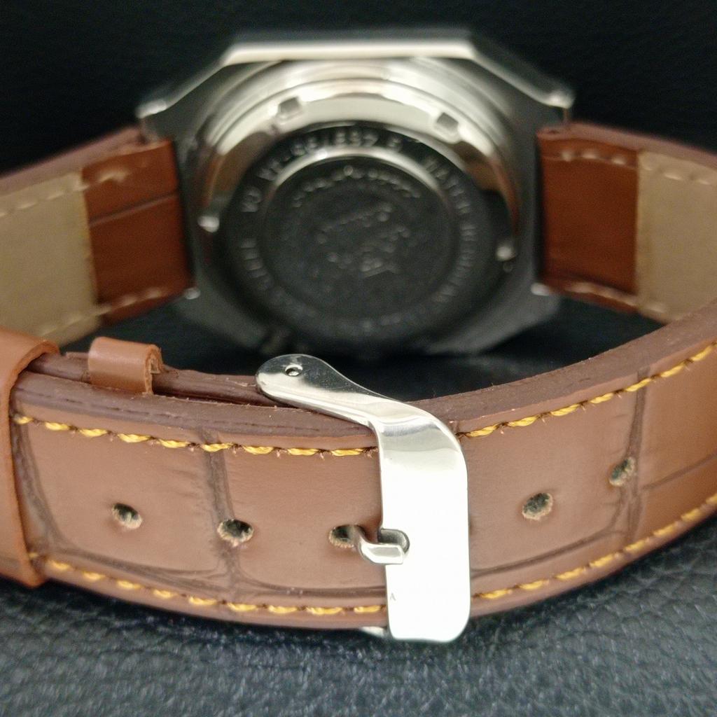 Orient КРИСТАЛЛ АВТОМАТИЧЕСКИЕ ЯПОНИЯ 46941 МУЖСКИЕ ВИНТАЖНЫЕ ЧАСЫ С БЕЖЕВЫМ ЦИФЕРБЛАТОМ a704827-1