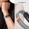 Дышащий нейлоновый ремешок для Xiaomi Mi Band 10 9 8, мягкий браслет Correa для Mi Smartwatch Band 9 10 с металлическим коннектором.