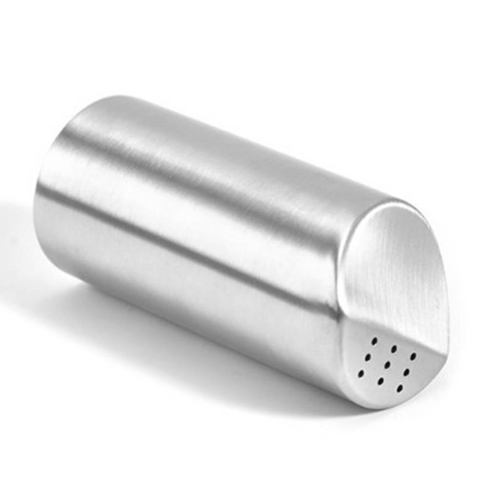 Silver Spice Shaker Stainless Steel Pepper Bottle Convenient Seasoning Bottle Salt Pepper Sugar