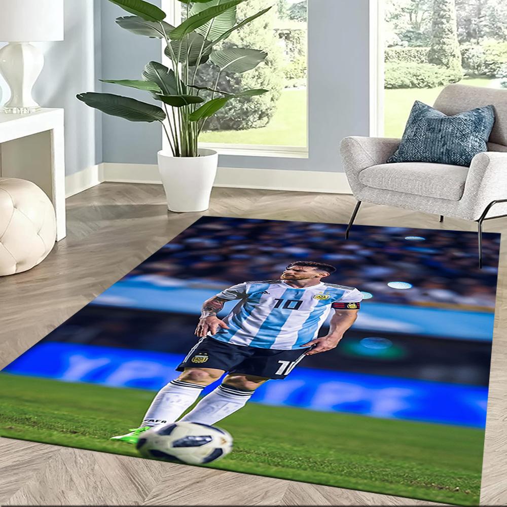 Messi 121 Area Rug Suitable for Decorate room Outdoor Foyer Entryway Anti-slip Rug Office home decor Wedding Party Gift