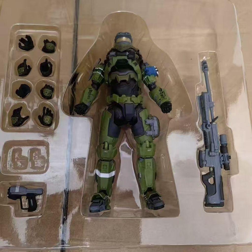 Фигурка Мастера Чифа из Halo Reach, ПВХ, Коллекционная, Для Фанатов и Коллекции