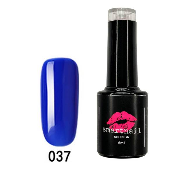 037 Smartnail Гибридный Лак Синий 6Мл 6Г