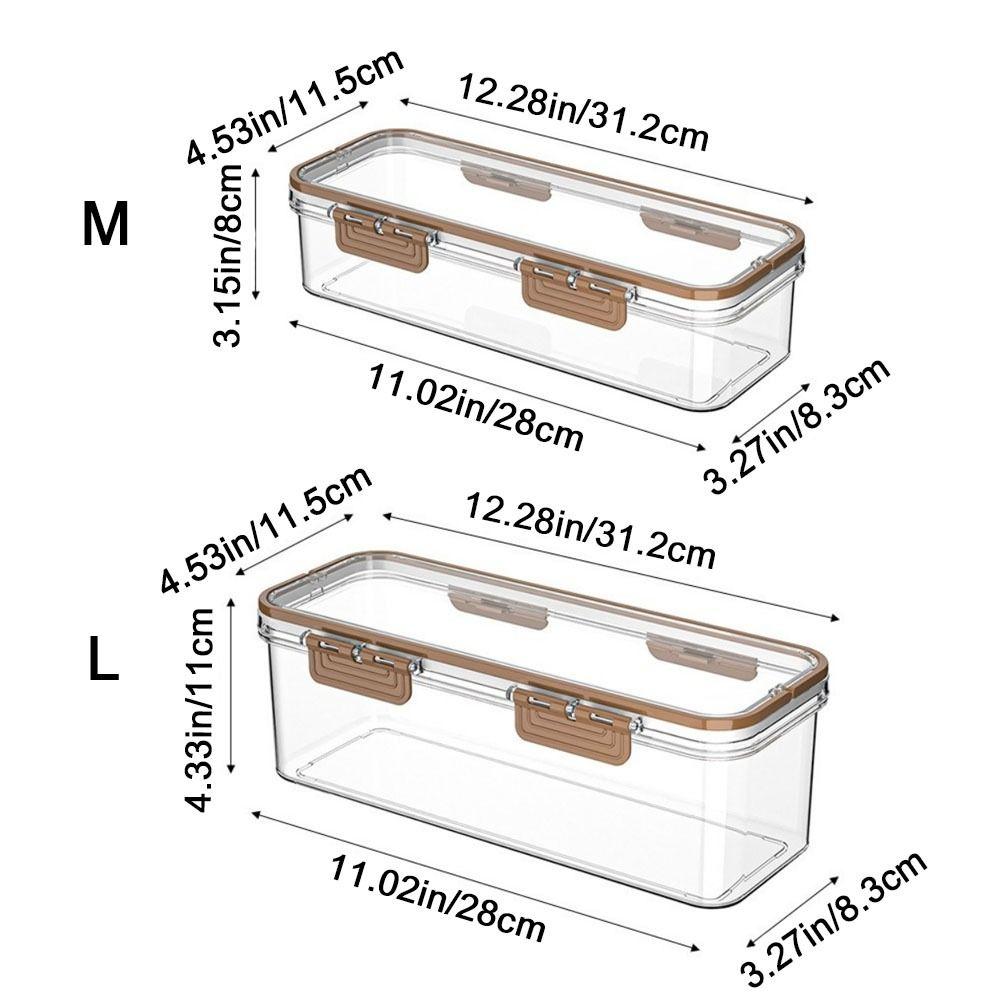 Plastic Noodles Spaghetti Container Transparent Pasta Storage Container  Fresh-keeping