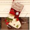 Christmas Ornaments Children Christmas Stocking Gift Bag Candy Gift Stocking Hanging Old Snowman