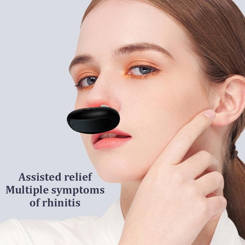 Интеллектуальный инфракрасный световой массаж носа, устройство для фототерапии ринита, уход за носоглоткой, лазерное устройство для снятия зуда в носу, успокаивающее устройство