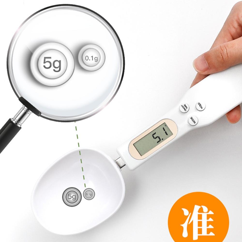 Мини-ложка, цифровые кухонные весы, электронные ЖК-весы для еды, 0,1-500 г, кулинарная мука, молоко, кофе, порошок, мерная ложка