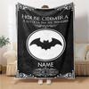 Custom Name AFC Bournemouth Crest blanket for Couch & Bed, Plush Cozy Fuzzy Blanket Super Soft & Warm Blankets for Fall and Winter. 0908252