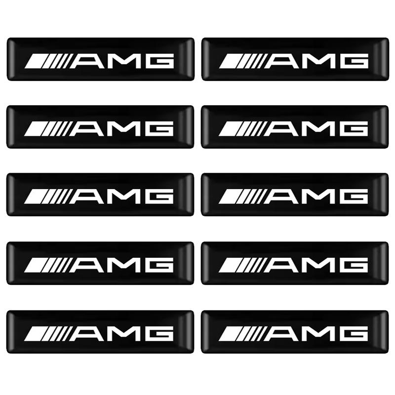 3D Personality Mark Stickers Car Interior Decoration Decorate Sticker For Mercedes Benz AMG W205 W204 W206 W213 W212 W211 W222 W