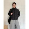 Womens Lightweight Down Jacket Winter Warm Slim Fit Stand Collar White Duck Coat Daily Commute