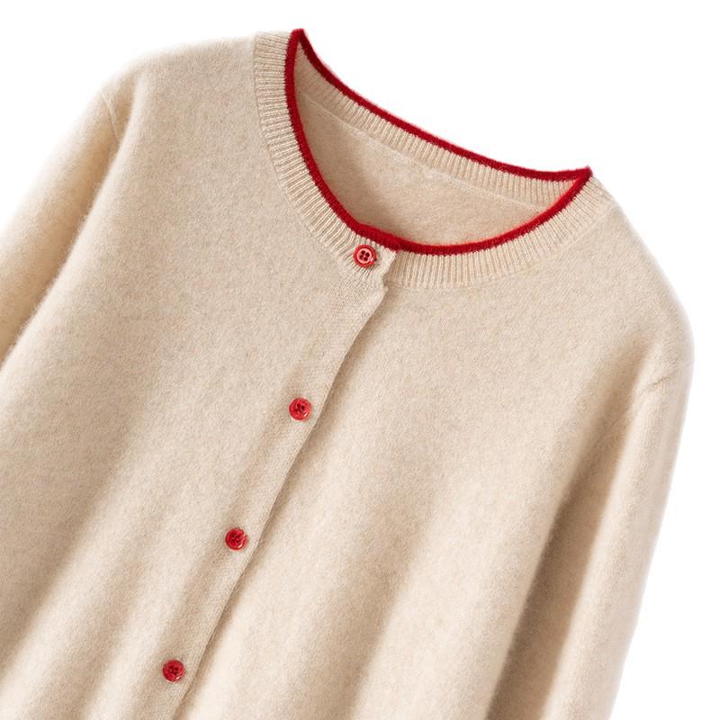 Versatile Soft Cashmere Knit Cardigan: Autumn/Winter Fashion, Solid Color, Faux Two-Piece, Warm & Comfy