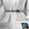 Women Gold Silver Mirror Waistband Fashion Dress Bling Waistband New Metal Designer Belt