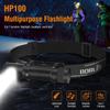 BORUIT HP100 светодиодный налобный фонарь с налобным креплением, прямоугольный фонарик 18650 TYPE-C, перезаряжаемый уличный налобный фонарь, рабочий фонарь