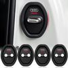 4pcs Car Door Lock Cover Silicone Protector Auto Accessory For A3 A6 Q3 B5 B6 B7 B8 B9 Q7 8P 8V 8L A5 A4 C6 C5 C7 4F A1 A7 A8 Q2 Q5