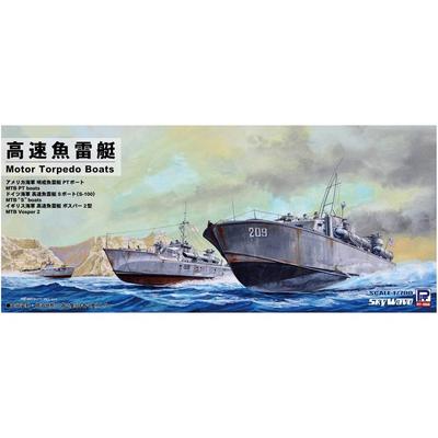 Pit Road 1/700 Серия Skywave Высокоскоростной Торпедный Катер Пластиковая Модель SW02 Серый