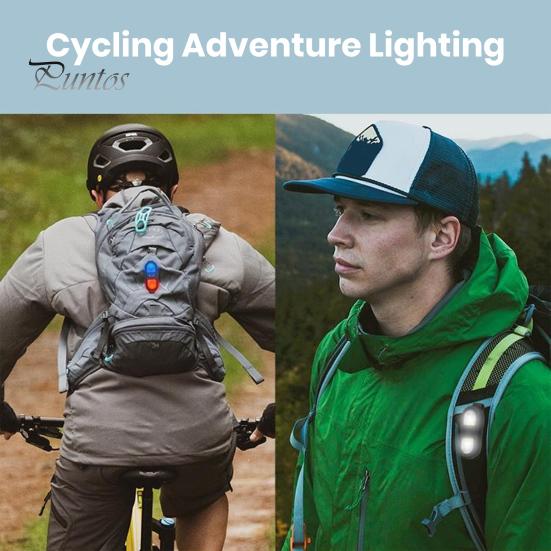 Светильник безопасности для кемпинга Прикрепляемый фонарик 450 люмен IPX6 Водонепроницаемый перезаряжаемый фонарик безопасности мини-размера Портативный светодиодный рабочий фонарь