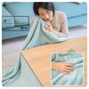 Dura-dry Kotatsu Comforter, Thin, Space-Saving, Rectangular, Flannel Fabric, Anti-Static, Warm, Non-Shedding, 180*230cm