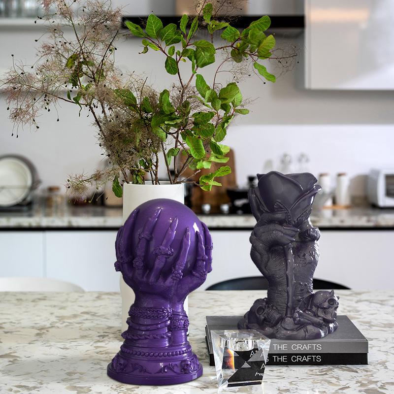 DIY Craft Литейная форма 3D Ведьма Ручной работы Мягкий силиконовый восковой трафарет Многофункциональный для декора свечей Ароматерапия