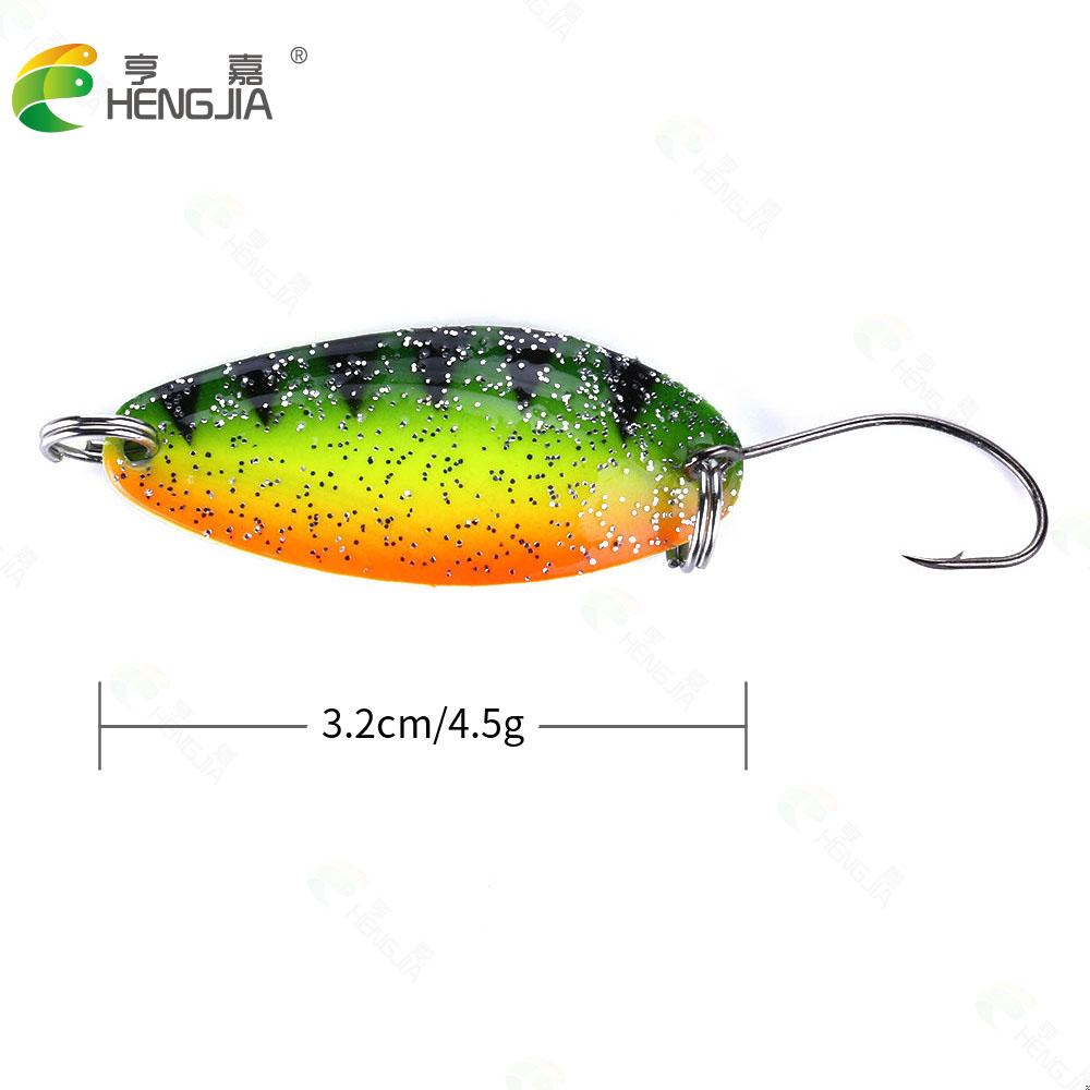 4,5 г 3,2 см, ложка для форели, металлическая приманка, рыболовная приманка, медный материал, пресноводные рыболовные снасти, рыбалка на искусственном озере