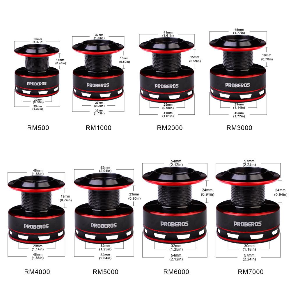 PRBBEROS Новое прялочное колесо Металлическое проволочное колесо Дистанционное кастинговое колесо Рыболовное проволочное колесо Приманочное колесо Рыболовное колесо 500-7000