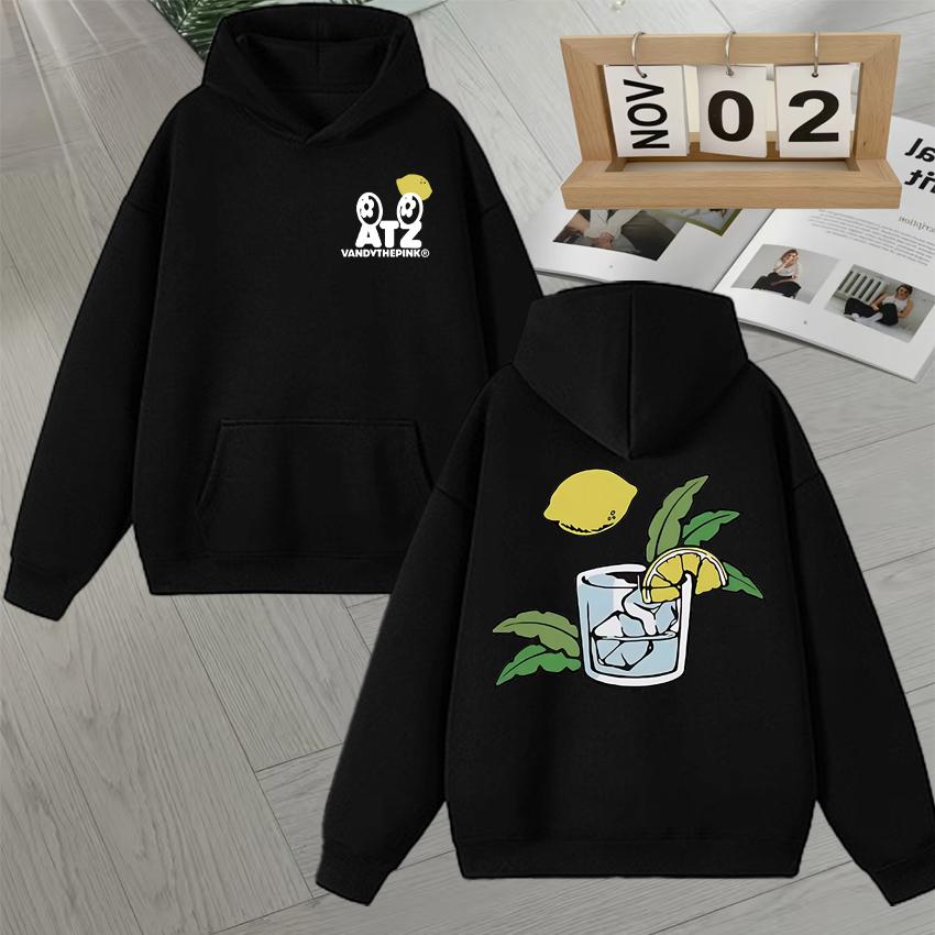 Горячая Мода Ateez Lemon Drop Новый Альбом Худи Мужские Женские Повседневный Стиль Флис Унисекс Высокое Качество Оверсайз Повседневные Толстовки