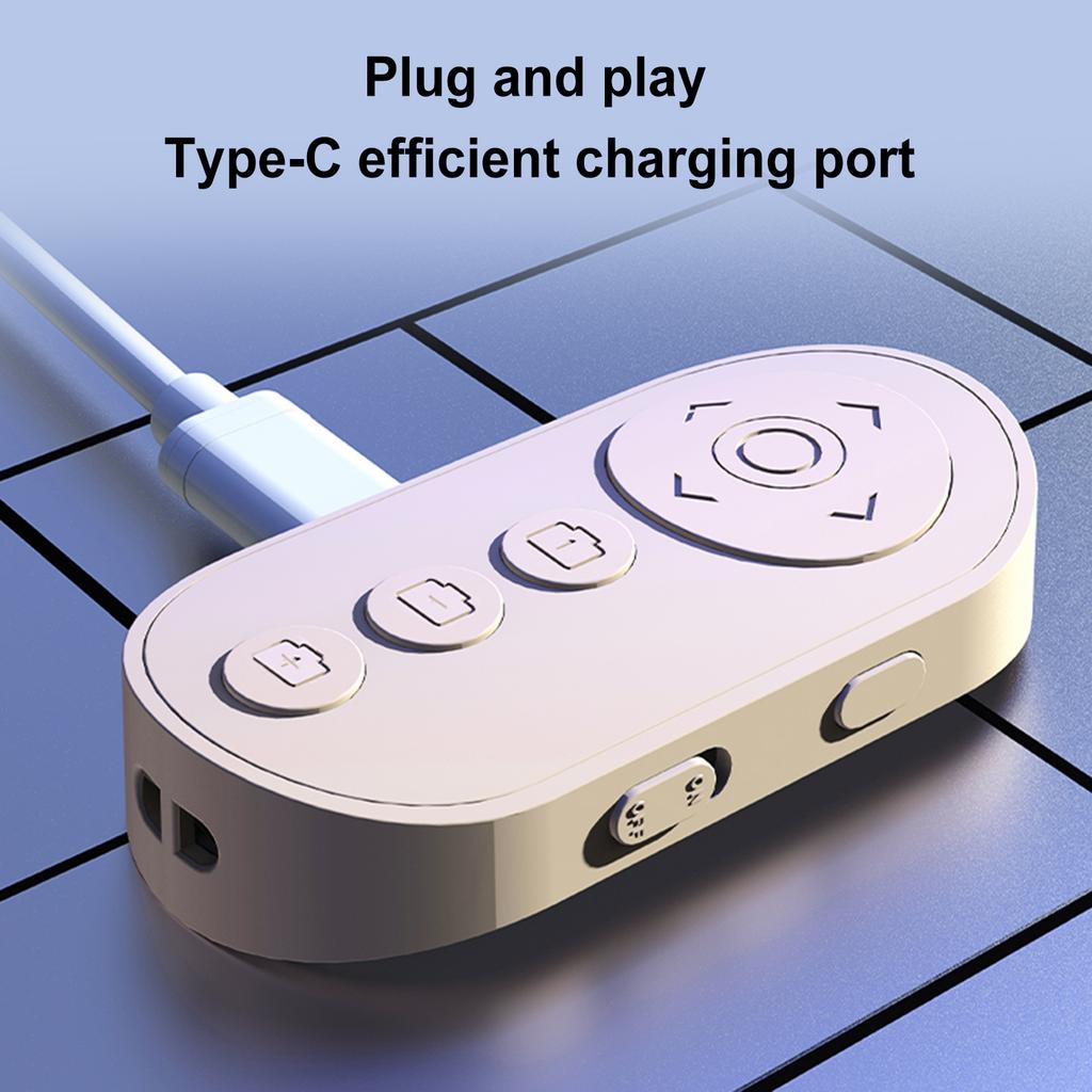 Bluetooth-пульт дистанционного затвора для камеры смартфона, беспроводной пульт для прокрутки видео, для фото и влогинга