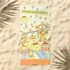 Cute Cartoon Kitten Printed Microfiber Beach Towel Quick Dry Soft Bath Towel For Kids Seaside Swimming
