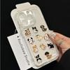 Adorable Puppy Cartoon Case for iPhone 11/12/13/14/15 Pro Max - Soft, Transparent Design