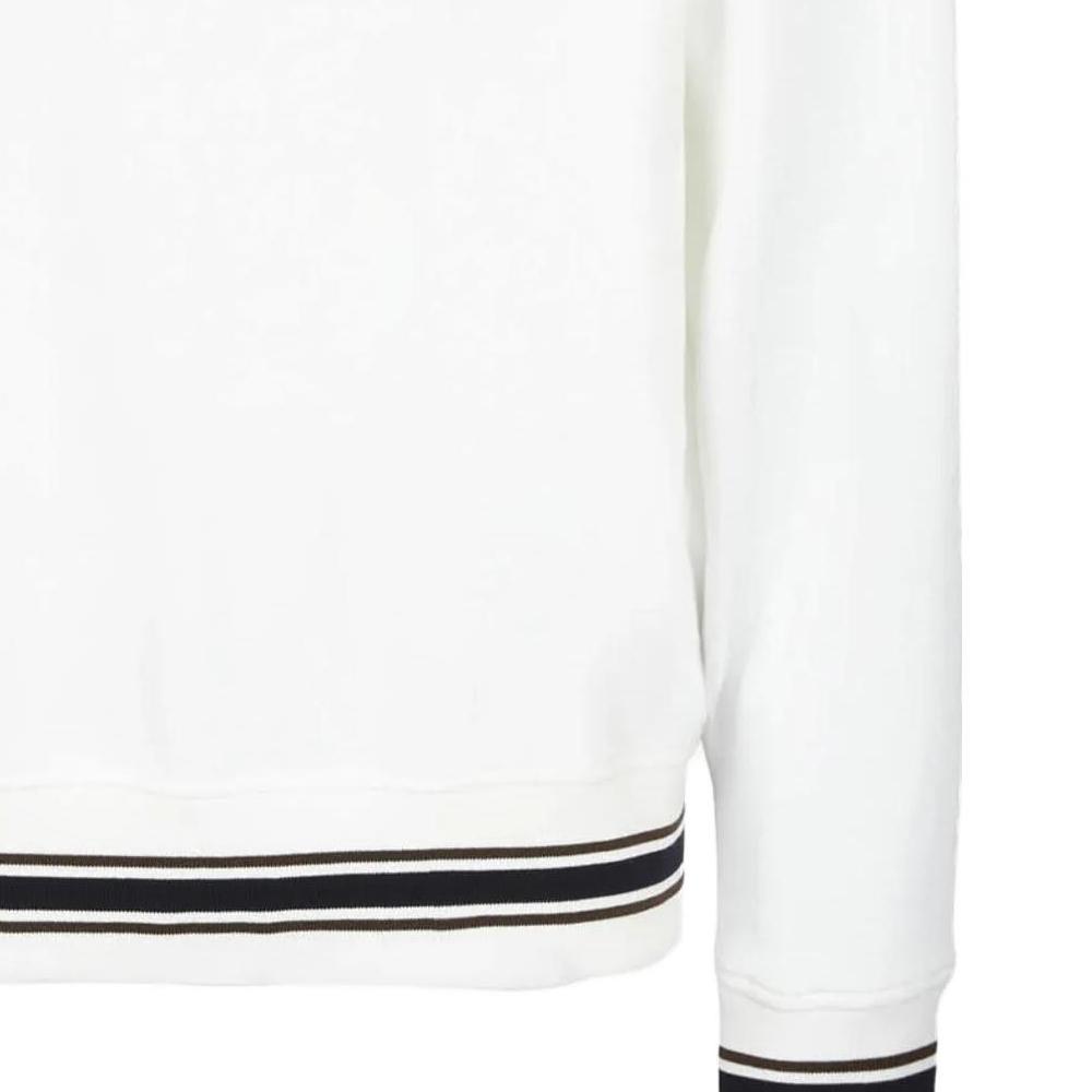 Armani Exchange Свитшот мужской с круглым вырезом, свободный, с длинным рукавом, с принтом-буквой, белый 6RZMJE-ZJDPZ-1116