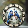 10-Inch Wood Wall Clock for a "Live, Laugh, Love" Decor Theme
