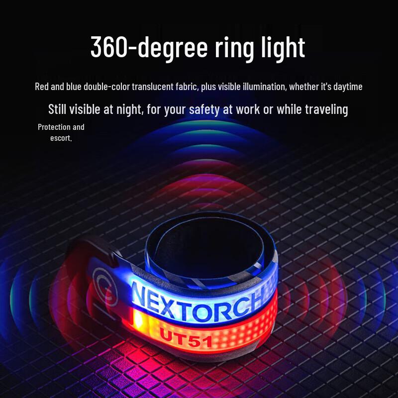 Nitecore Red/Blue Signal Wristband Light