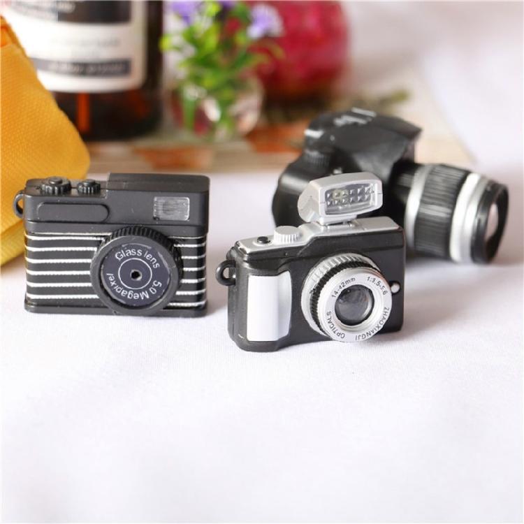Миниатюрные реквизиты для камеры Реалистичная модель DSLR-камеры Фигурка Аксессуары для кукольного домика Реквизит для фотографии Декор детской комнаты